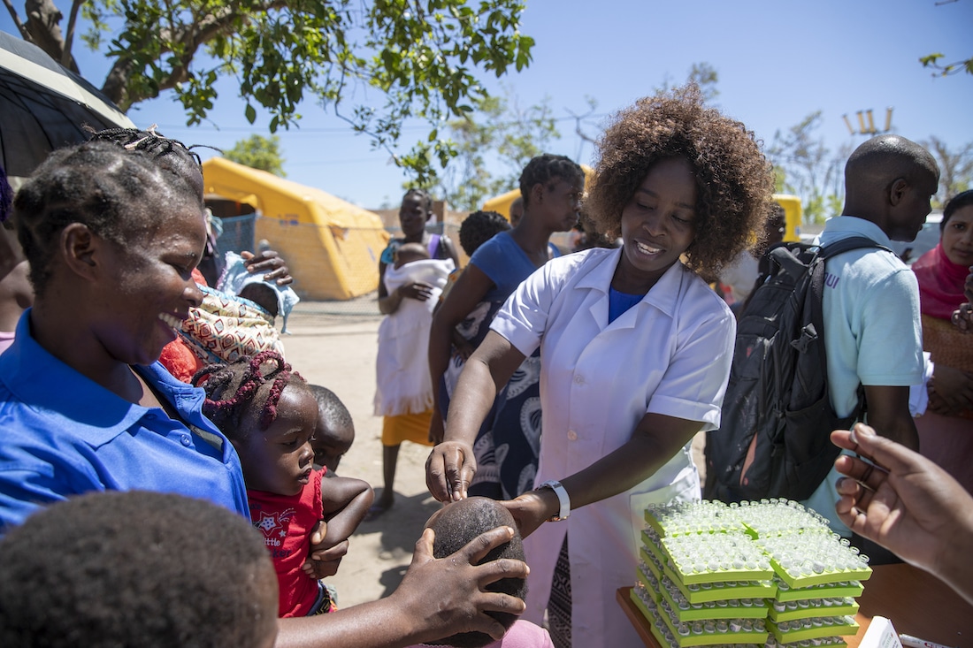 Aftermath of Cyclone Idai in Mozambique