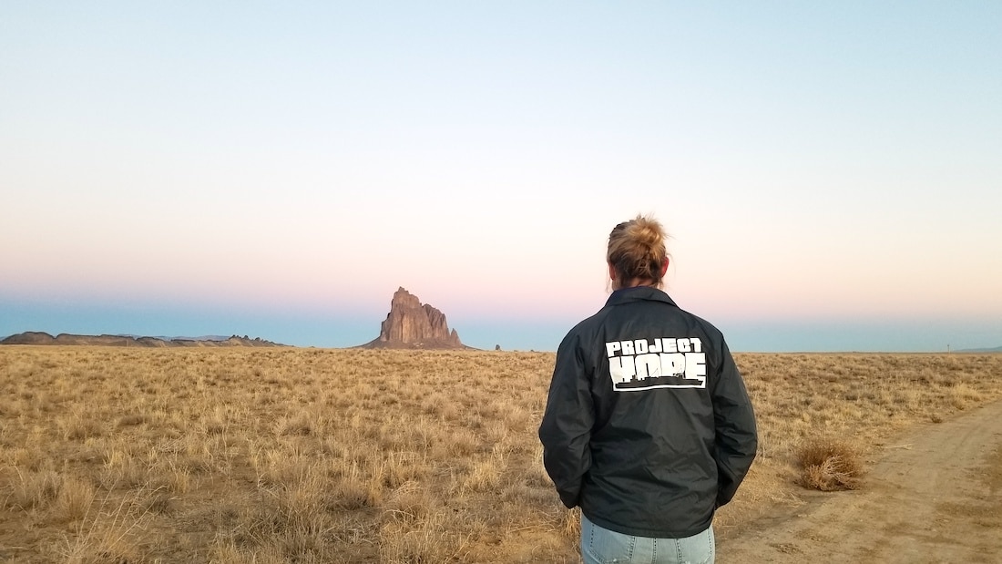 Project HOPE volunteer Lisa Bartleson in Navajo Natio